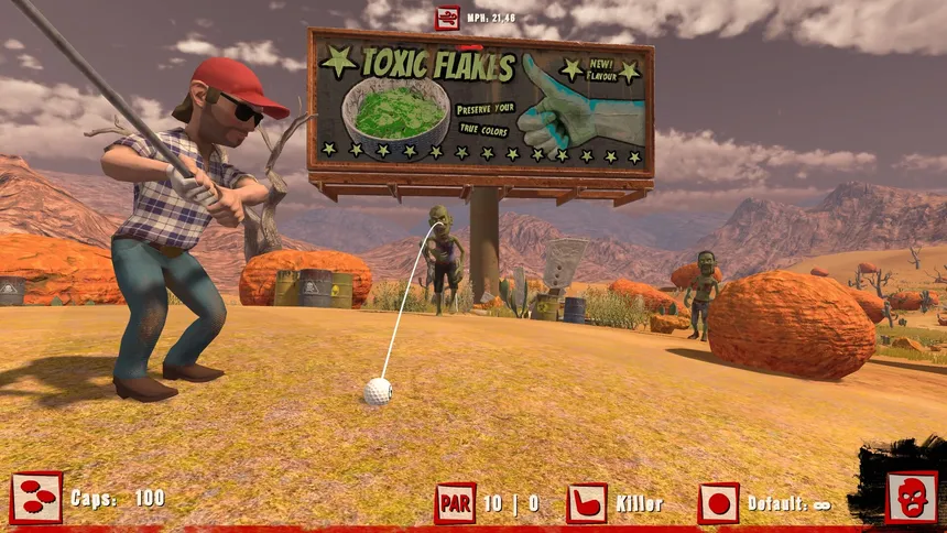 Скриншот 1 к игре Golf VS Zombies