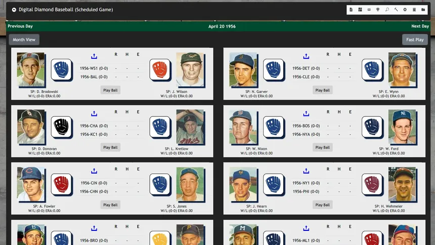Скриншот 2 к игре Digital Diamond Baseball V11