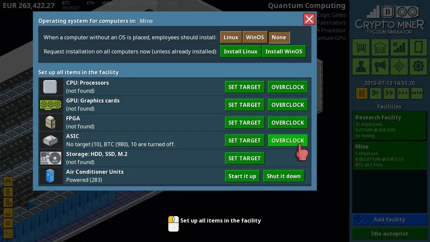 Скриншот 7 к игре Crypto Miner Tycoon Simulator Starter Edition