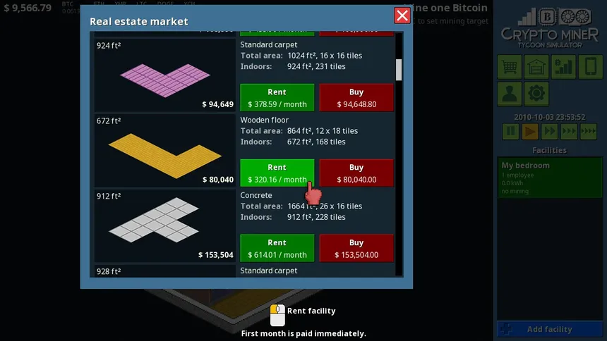 Скриншот 8 к игре Crypto Miner Tycoon Simulator Starter Edition