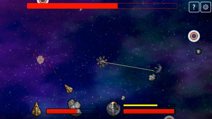 Скриншот 1 к игре Asteroids: Multiplayer