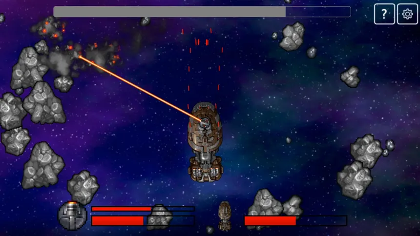 Скриншот 2 к игре Asteroids: Multiplayer