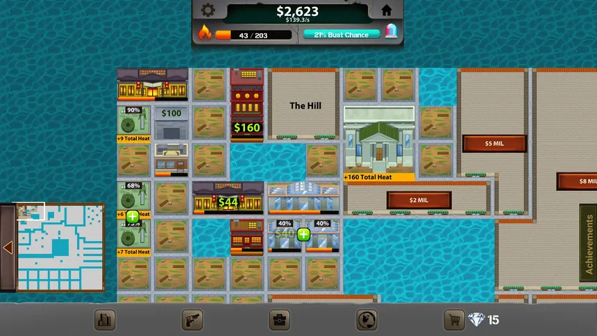 Скриншот 1 к игре Mafia Clicker: City Builder