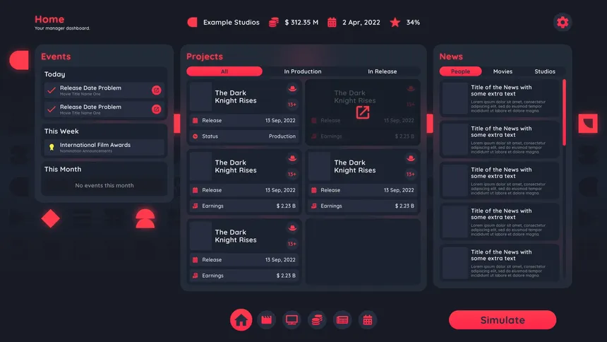 Скриншот 2 к игре Film Studio Manager