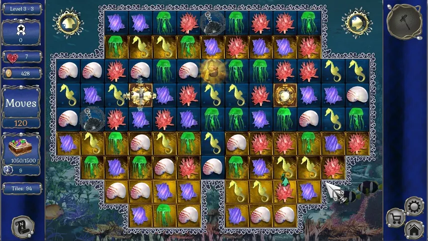 Скриншот 6 к игре Jewel Match Aquascapes Collector's Edition