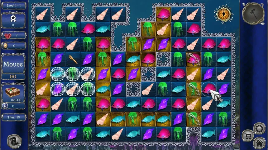 Скриншот 8 к игре Jewel Match Aquascapes Collector's Edition