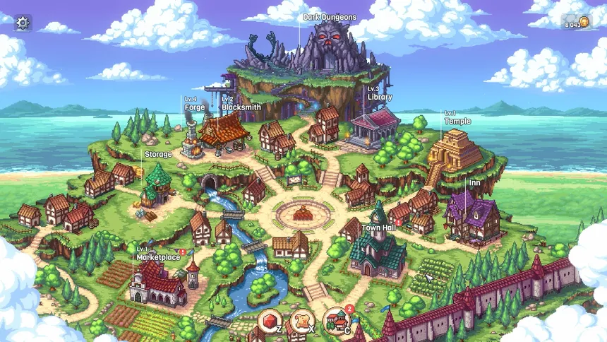 Скриншот 2 к игре Knights of Pen and Paper 3