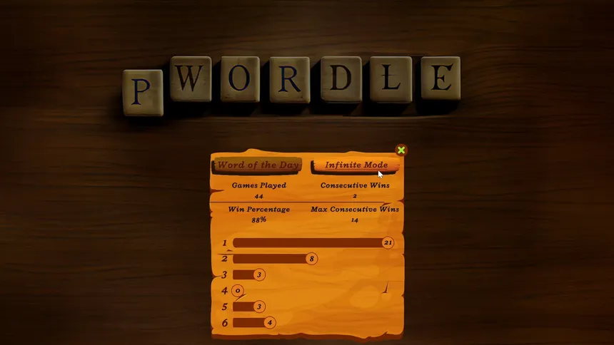 Скриншот 6 к игре pWordle