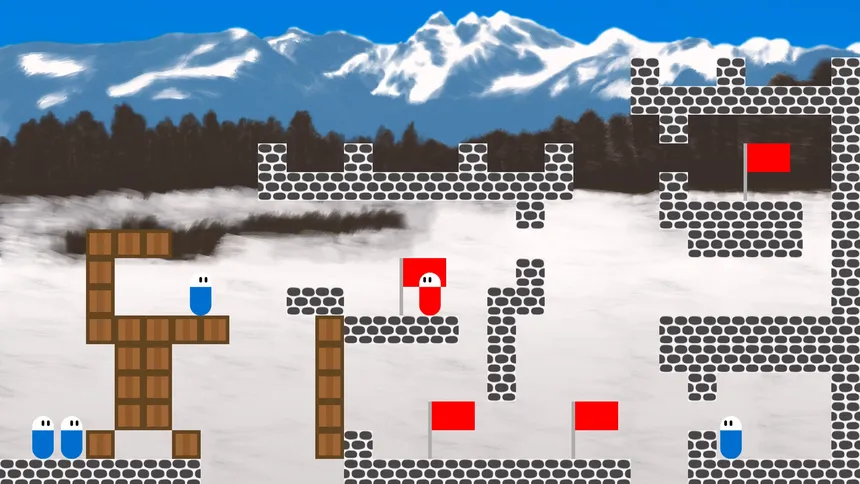 Скриншот 1 к игре One Flag: A 2D Puzzle-Platformer