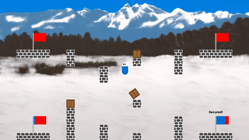 Скриншот 2 к игре One Flag: A 2D Puzzle-Platformer