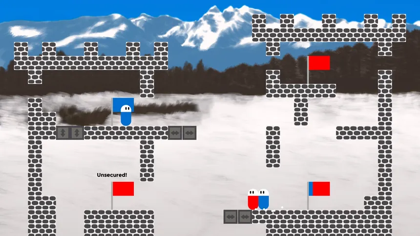 Скриншот 3 к игре One Flag: A 2D Puzzle-Platformer