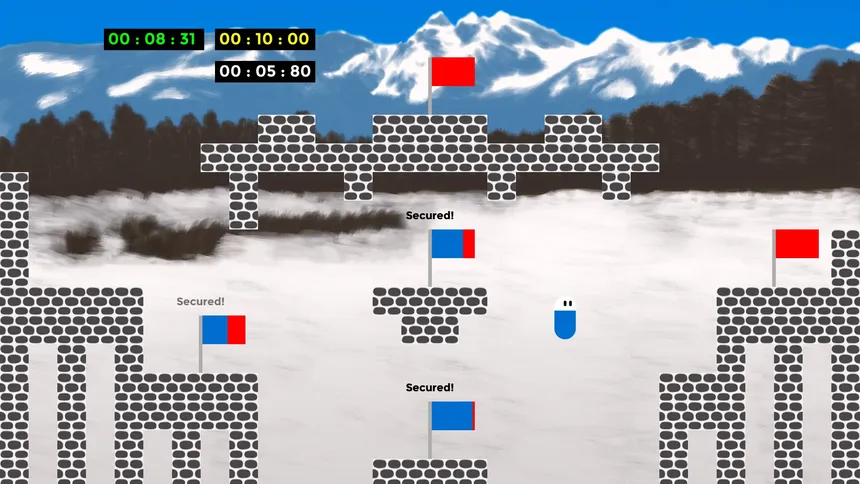 Скриншот 4 к игре One Flag: A 2D Puzzle-Platformer