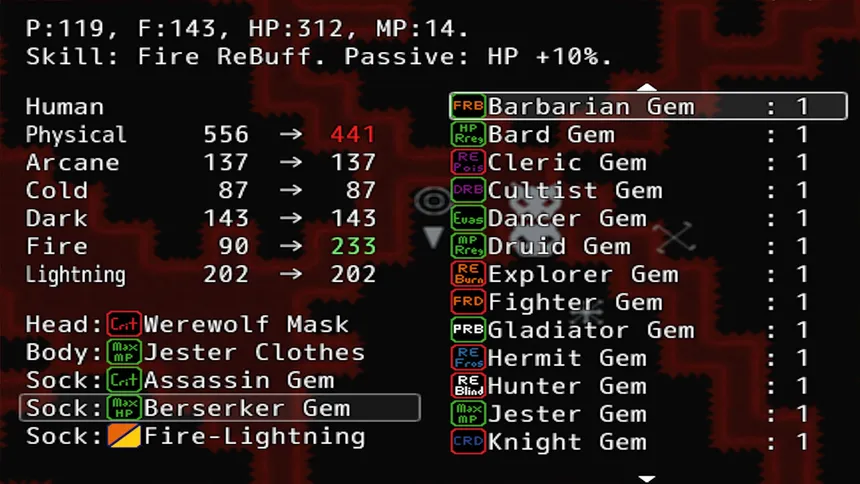 Скриншот 4 к игре Brutal Bullet Hell RPG