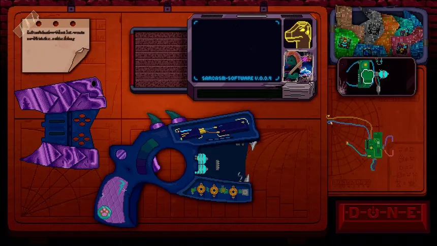 Скриншот 2 к игре Dynopunk: Welcome to Synth-City