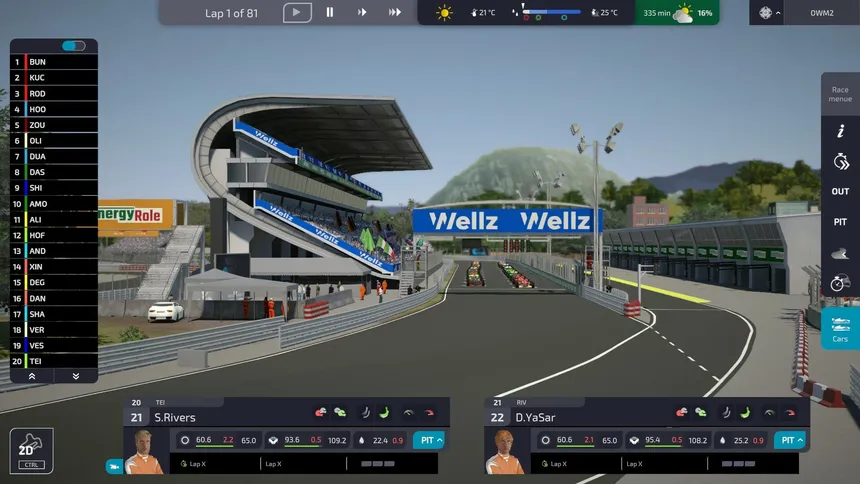 Скриншот 8 к игре Open Wheel Manager 2