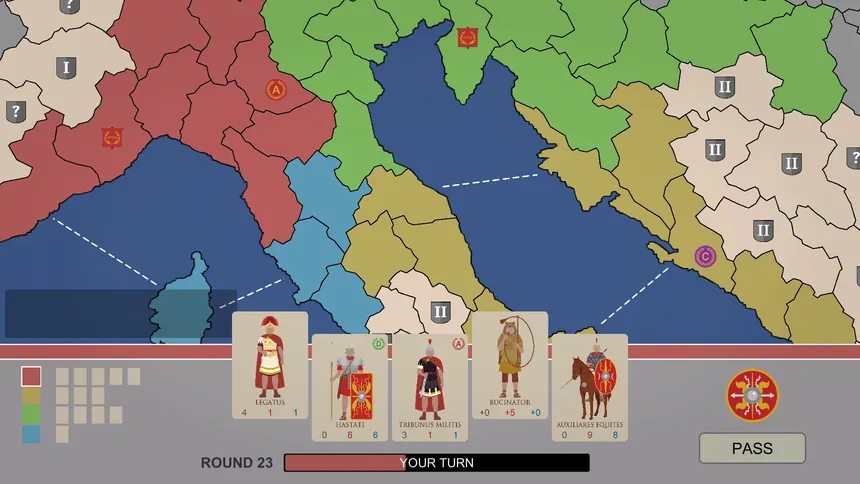 Скриншот 4 к игре Wars of Cards: ROMA