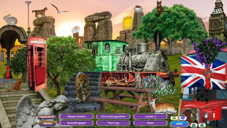 Скриншот 2 к игре Amazing Trip to Europe - Hidden Objects