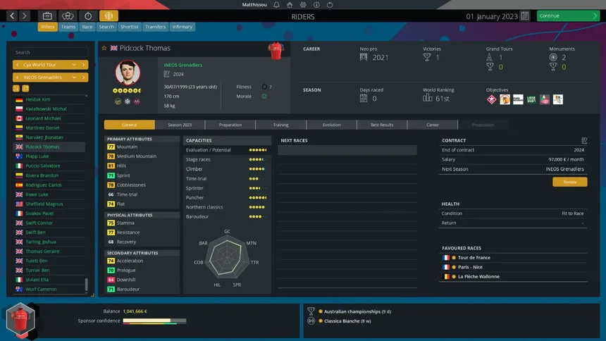 Скриншот 8 к игре Pro Cycling Manager 2023