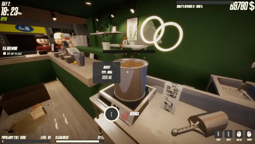 Скриншот 6 к игре Boba Tea Shop Simulator