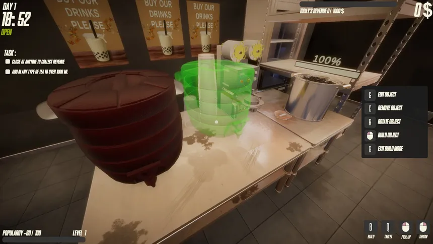 Скриншот 7 к игре Boba Tea Shop Simulator