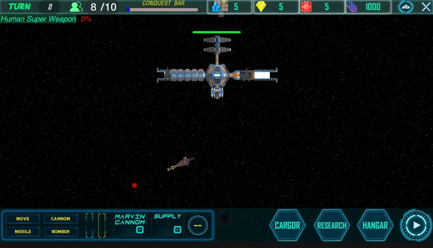 Скриншот 1 к игре MARTIAN CONQUER