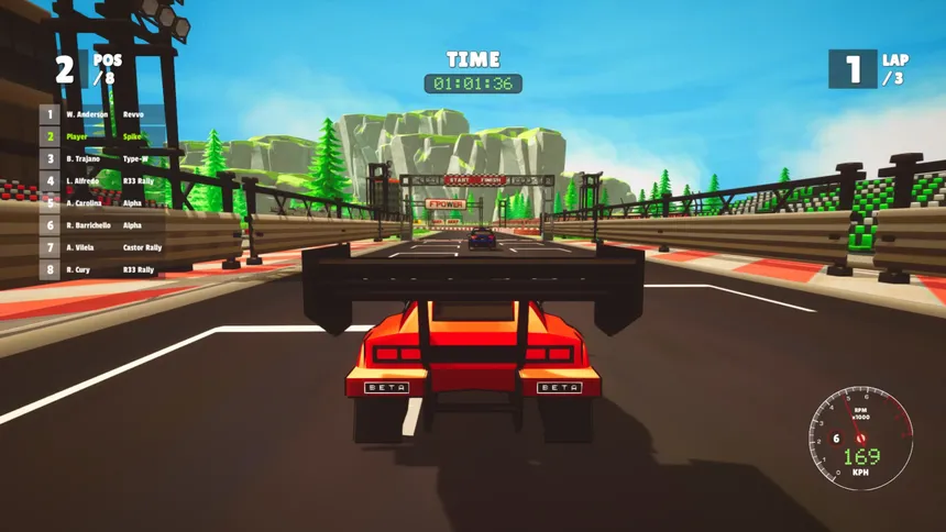 Скриншот 1 к игре Toon Toon Racing