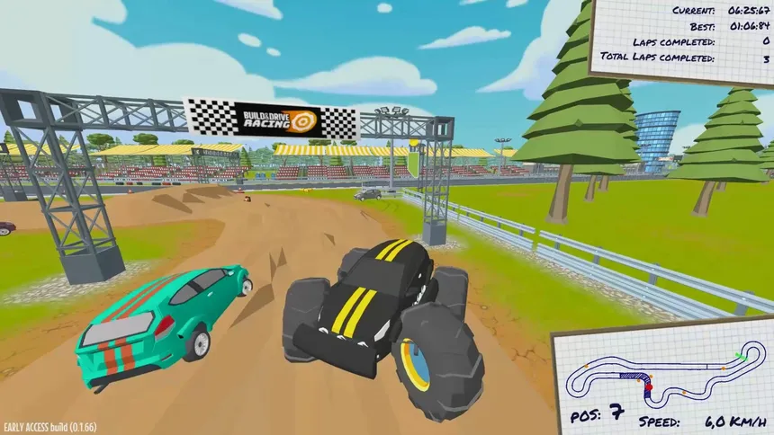 Скриншот 3 к игре Build and Drive Racing