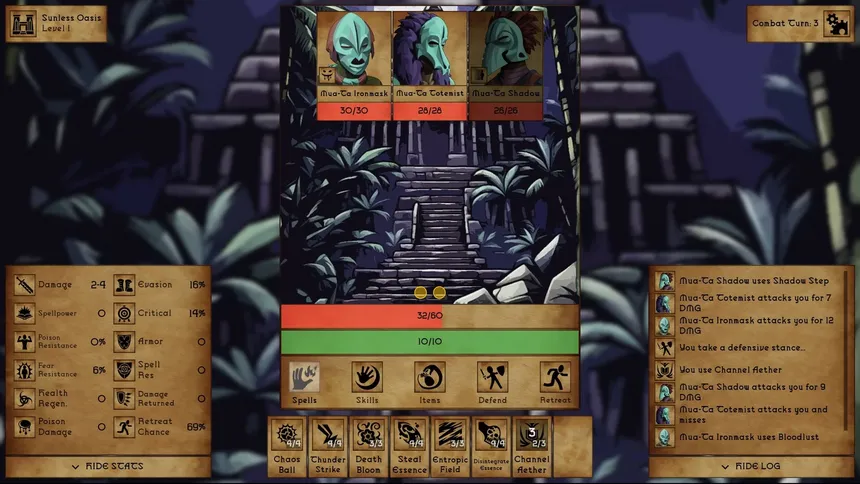 Скриншот 4 к игре Grim Tides - Old School RPG