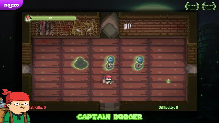 Скриншот 1 к игре Porkotyler's Captain Dodger