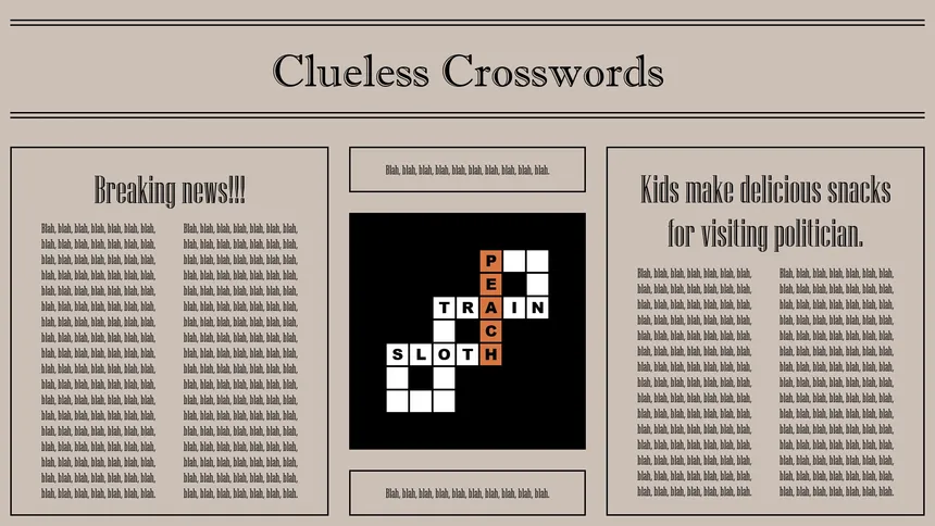 Скриншот 3 к игре Clueless Crosswords