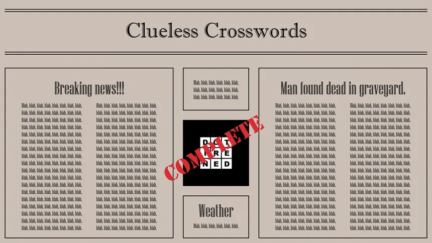 Скриншот 5 к игре Clueless Crosswords