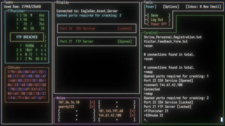 Скриншот 5 к игре Hifuu OS: Hack Into the Barrier