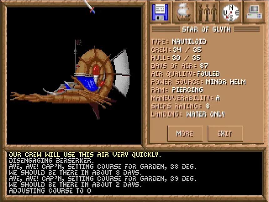 Скриншот 1 к игре Spelljammer: Pirates of Realmspace