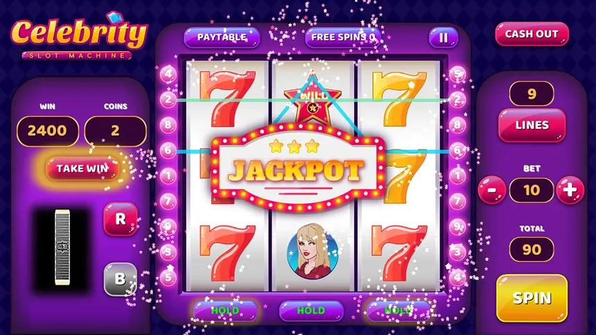 Скриншот 3 к игре Celebrity Slot Machine