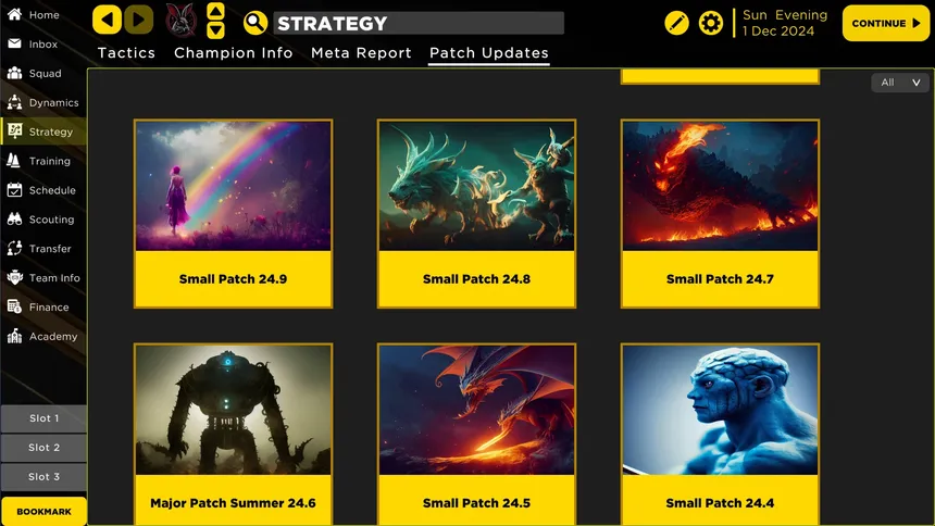 Скриншот 7 к игре MOBA Esport Manager 25