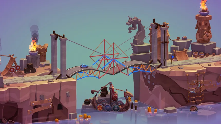 Скриншот 2 к игре Poly Bridge 3