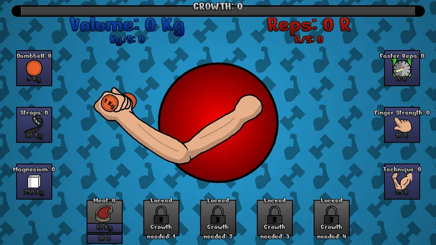 Скриншот 1 к игре Idle Biceps