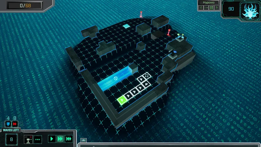 Скриншот 1 к игре BYTES: The Reverse Tower Defense