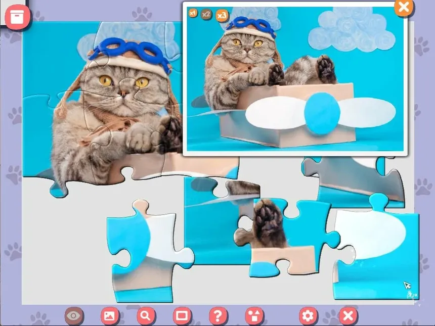 Скриншот 3 к игре 1001 Jigsaw. Cute Cats 4