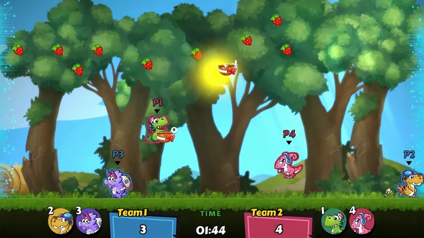 Скриншот 3 к игре Dino Dash Party