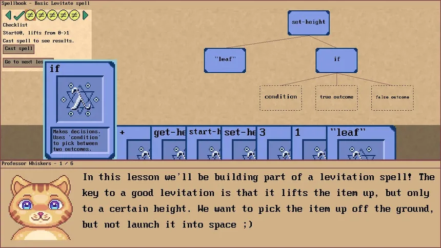 Скриншот 5 к игре Lambda Spellcrafting Academy - Learn to Program!