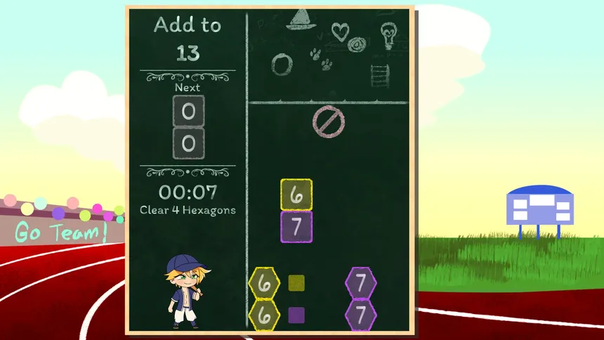 Скриншот 2 к игре Times Trials: An Anime Math Puzzle Game