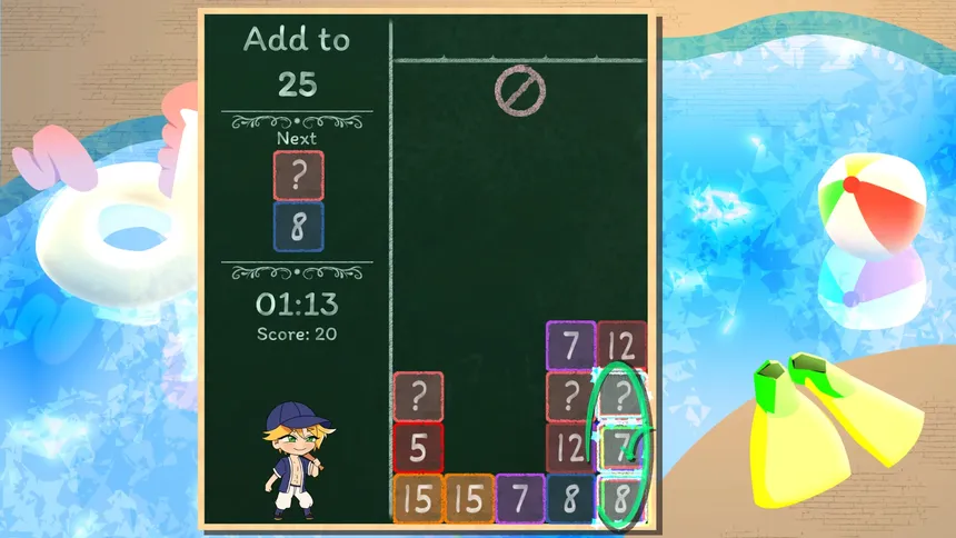 Скриншот 4 к игре Times Trials: An Anime Math Puzzle Game