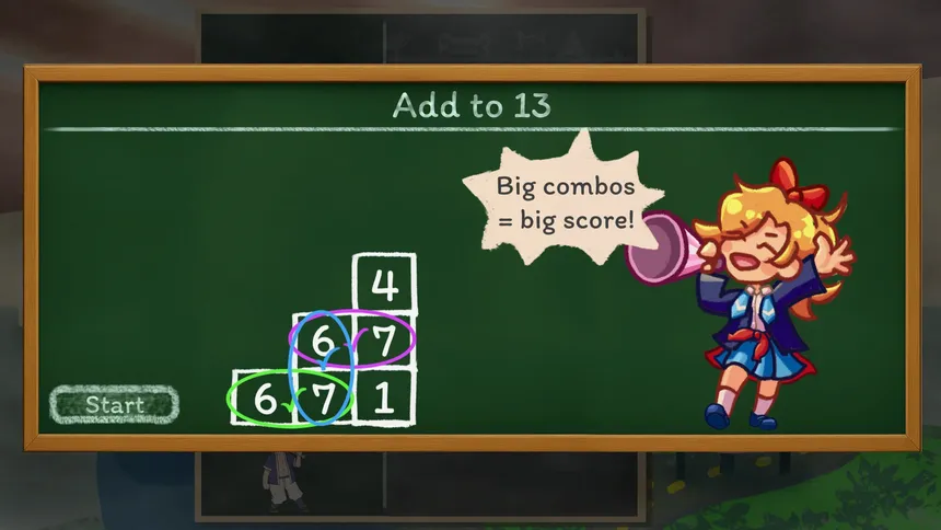 Скриншот 5 к игре Times Trials: An Anime Math Puzzle Game