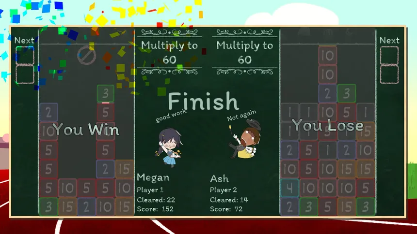 Скриншот 8 к игре Times Trials: An Anime Math Puzzle Game