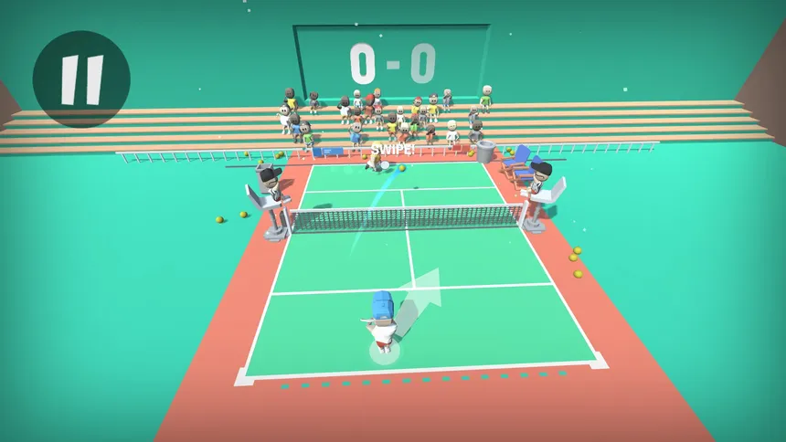 Скриншот 5 к игре Swipe Tennis