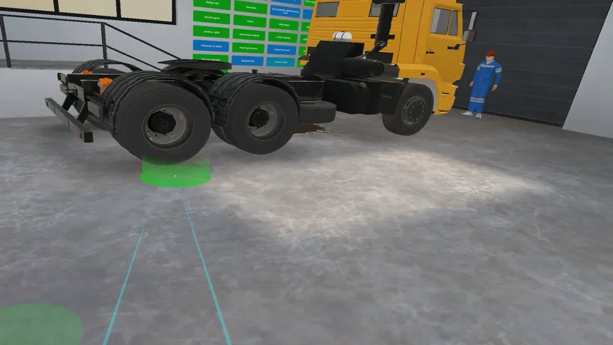 Скриншот 2 к игре Truck Preparation For Driving VR Training