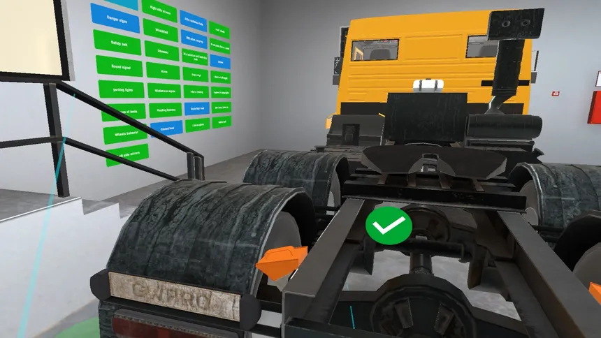 Скриншот 4 к игре Truck Preparation For Driving VR Training