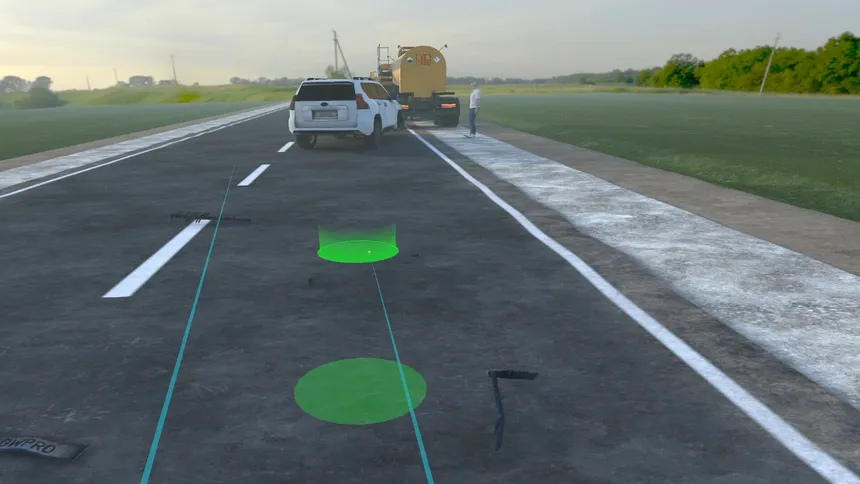 Скриншот 1 к игре Road Accident With Dangerous Goods VR Training