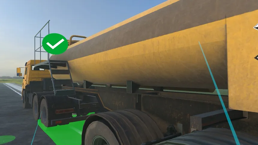 Скриншот 3 к игре Road Accident With Dangerous Goods VR Training